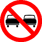 Placas de trânsito proibido ultrapassar R-7