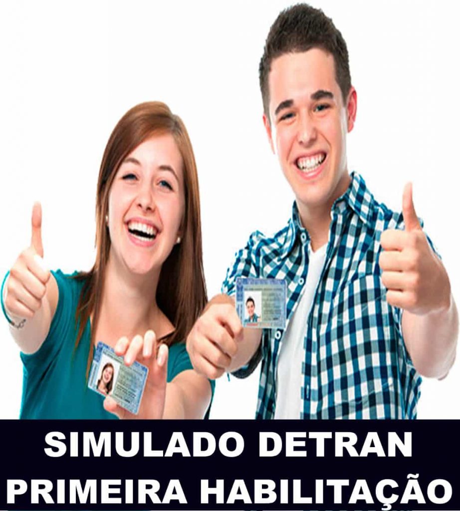 Imagem Primeira Habilitação simulador prova Detran site simuladorprovadetran.com.br